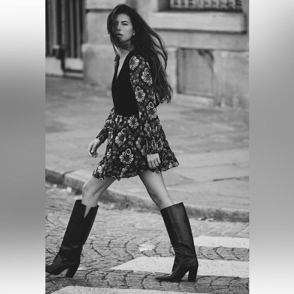 NWT Zara printed dress with vest size Medium - Picture 16 of 16